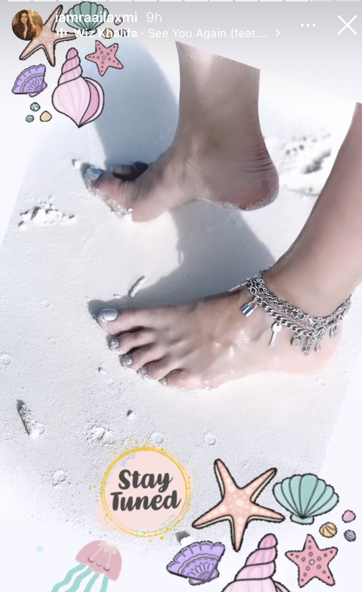 Raai Laxmi Feet